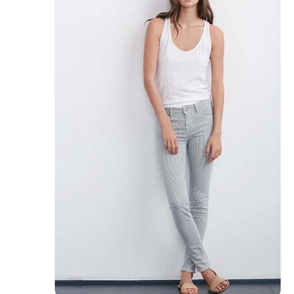 Velvet by Graham & Spencer pinstriped jeans